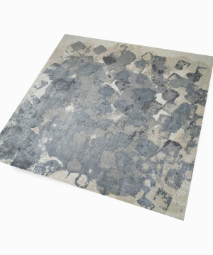TAPIS PATCHWORK GRIS ASTRAL