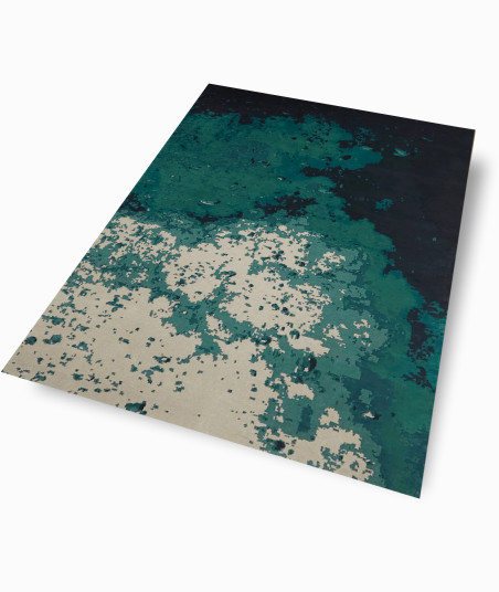 TAPIS DIP TURQUOISE PROFOND